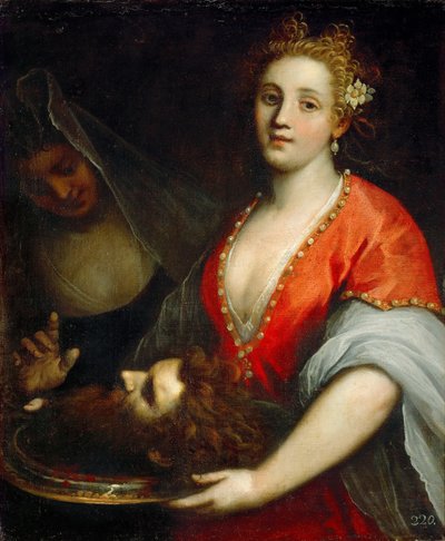 Salome met het Hoofd van Johannes de Doper door Palma Il Giovane